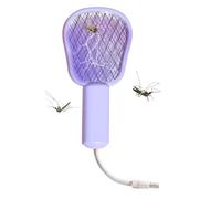 Tapette à mouches - Raquette automatique à mouches puissante USB - Fournitures quotidiennes en plein air pour Patio Camping Hôtel Voyage Cuisine Camping en plein air