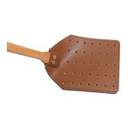 Tapette À Mouches, Tapetteà Mouche Manuelle En Cuir PU Avec Longue Poignée Bois Pour Moustiques, Mouches Et Insectes