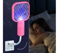Tapette à moustiques électrique USB avec lumière UV, lampe anti-moustiques portable, convient pour le pique-nique en extérieur, le camping, l'hôtel, la maison 1 piècePolypropylène