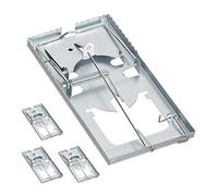 Tapette Souris, Lot de 48, Surface de Capture dentelée, réutilisable, Haute Puissance, métal, piège, argenté