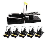 Tapetteà Souris Rats Plastique Réutilisable, 6PCS Piege Souris Maison Professionnel pour l'intérieur et l'extérieur, tapetteà Rat Facile à Utiliser sans Danger pour la Famille