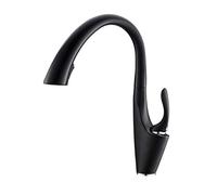 Tapeur de lavabo de Cuisine Tapeur avec pulvérisateur Pull Down Taper de Cuisine Taps Sort Sort Faucet Hot and Cold Retractable 2 Modes Tapis d'évier à Levier Unique pour Kitchen-C (3)