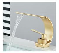 Tapeur d'évier de Cuisine Tap, robinets Filtre Purification de la Cuisine Flexible Rotation de Cuisine Ratation de Cuisine Double Bec de poignées Double mélangeur Tap Chaud et Pur à Eau Pure (Or