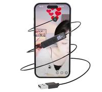 Tapeur Téléphone,Cliqueur Pour Téléphone | Vitesses Réglables Tapeur Physique Affichage Numérique pour Achats Émissions en Direct Récompenses Tests d'Applications Réseaux Sociaux