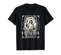 Tapez dans Votre Propre Carte de Tarot Magicien T-Shirt Graphique avec Valeur