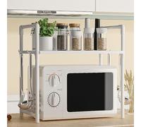 TapferBahn éTagèRe Cuisine Plan De Travail,éTagèRe Micros Onde,Grille De Four à Micros-Ondes,Polyvalent,Convient pour Placer DifféRents Ustensiles De Cuisine dans Cuisine