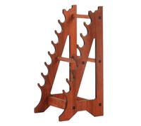 TapferBahn Support D'épée,7 Niveaux Support Katana,Présentoir Vertical pour épées,Support D'épée en Bois,Porte épée Multicouche sur Pied,Porteur Stable,pour Katana,Toute Autre éPéE,FlûTes