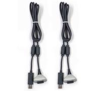 TAPHET 2 x Câbles de charge USB Câble de charge pour manette de jeu sans fil Câble de charge pour Xbox 360