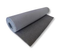 TAPHICEROS Ciel de toit de voiture, Gris foncé, 300 cm x 180 cm, Vendu au mètre, Tissu pour Revêtement de Voiture, Rénovation Garniture Intérieure Textile pour Auto Caravane Bateau Camping DIY