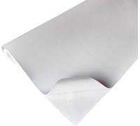 TAPHICEROS Patch de Réparation en Cuir Autocollant, Blanc, 150cm x 140cm, Mètre de tissu, Kit de Réparation en cuir Synthétique pour Siège de Voiture Canapé Meuble Chaise DIY