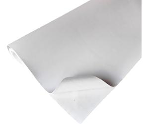 TAPHICEROS Patch de Réparation en Cuir Autocollant, Blanc, 300cm x 140cm, Mètre de tissu, Kit de Réparation en cuir Synthétique pour Siège de Voiture Canapé Meuble Chaise DIY