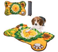 Tapi à renifler pour chiens pour chiens de grande, moyenne et petite taille - Tapis de recherche de nourriture pour animaux de compagnie pour l'entraînement olfactif - Tapis à renifler pour chien