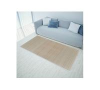 vidaXL Tapijten 2 st rechthoekig 120x180 cm bamboe natuurlijk278744 Beige G