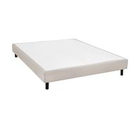 Tapikit - Sommier Tapissier Démontable 140x190cm 2x20 Lattes Gris Lin