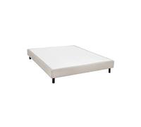 Sommier Altobuy TAPIKIT - Sommier Tapissier Démontable 140x190cm 2x20 Lattes Gris Lin -