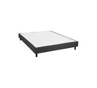 Sommier Altobuy TAPIKIT - Sommier Tapissier Démontable 160x200cm 2x20 Lattes Anthracite -