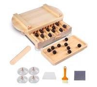 Tapioca Machine à fabriquer des perles, outil de bricolage pour thé au lait, double poignée et design déflecteur coulissant, idéal pour la maison et la cuisine et les magasins