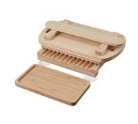 Tapioca Pearl Ancienne boule de sésame, outil en bois de pin de qualité alimentaire pour la maison, la cuisine, la cuisine, design de rainure précise pour façonner des boules de 9 g