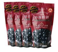 Tapioca Pearl - Saveur sucre noir 250 ml, lot de 4