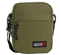 Tapiocca Homme Urban Sac à bandoulière Coronel décontracté Poches et Fermeture éclair, Kaki, 17.5 x 22 x 5.5 cm