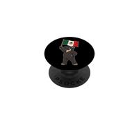Tapir Drapeau Mexicain Mignon Cinco de Mayo Bandera Mexico Pride PopSockets PopGrip Adhésif