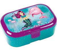 Tapir Ella Glitzer Lunchbox Sirène Coralie Violet Caricature 16,5 x 10,5 x 6,5 cm