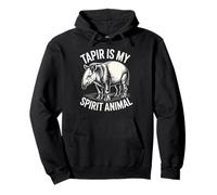 Tapir is My Spirit Graphique zoologie Vintage Sweat à Capuche