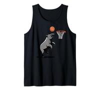 Tapir Playing Sports Wild Animal Rodents Basketball Débardeur