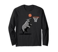 Tapir Playing Sports Wild Animal Rodents Basketball Manche Longue