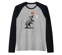 Tapir Playing Sports Wild Animal Rodents Basketball Manche Raglan