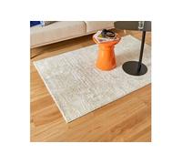 Tapis 100 x 150 cm recyclé ROW ivoire
