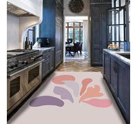 Tapis 120x150 d Espace lavables pour Le Salon carpette Moderne avec Dossier antidérapant Henri Matisse Descente Abstrait Chambre Cuisine Salle à Manger Ferme des Enfants intérieur Beige