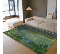 Tapis 140x200 de Zone Forest Green pour Le Salon Grands carpette d entrée Paysage paysager Descente lit Sol Cuisine sous Une Petite Table à Manger Hall antidérapants Poils Bas lavables