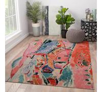 Tapis 160x230 Henri Matisse pour Le Salon Chambre carpette Lavable fauviste aménagement paysager Descente antidérapant et à Poil Bas Fausse Laine Fin Salle Manger intérieure dortoir des