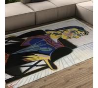 Tapis 180x240 Moderne Lavable carpette pour Salon Chambre Portrait élégant de Femme Descente lit Doux Chevet Décoration Artistique Abstraite antidérapante Bureau Studio Loge