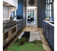 Tapis 180x270 de Grande Surface pour Le Salon Peintures célèbres Les Grands peupliers carpette lavables imprimés Descente lit antidérapants Doux Sol antidérapant paysagère botanique la