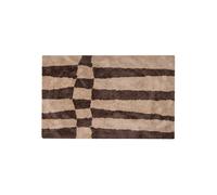 Tapis 200x300 cm Polyester Naturel et Brun Fafa