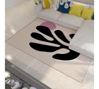 Tapis 200x300 de Salon carpette Plantes minimalistes Grands Descente lit Doux d intérieur lavables Moderne géométrique à Poil Bas Fine pour Chambre Salle Manger Ferme Home Office et