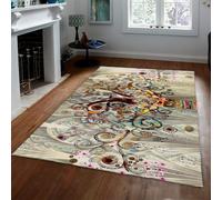 Tapis 200x300 Tree of Life carpette pour Salon Art Abstrait Descente de lit lavables Doux antidérapants Sol Classique rétro intérieur Salle à Manger Jeux Nursery Décoration la Maison