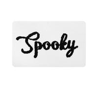 Tapis 2026 12 x 18 cm Halloween Spoboooky Paillasson Bienvenue dans notre amusant paillasson maison Halloween douce chambre salle de bain (C, 40 × 60 cm)