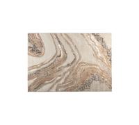 Tapis 290x200 cm en tissu brun Solar