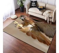 Tapis 3D Animal Aigle Volant Tapis De Porte en Teck Antidérapant pour Salon/Chambre/Salle De Bain/Entrée De Bienvenue - Nettoyage Facile ，avec Support en Caoutchouc -87154333598