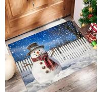 Tapis 3D de bain antidérapant pour chat noir, fleurs colorées et plantes vertes avec style artistique de peinture à l’huile, décoration de salle de bain en flanelle douce, décorations de Noël