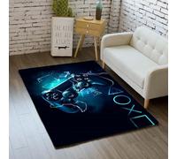 Tapis 3D Gamepad Coloré Éclaboussure Ciel Eétoilé Console de Jeu Motif ,Tapis de Sol de Grande Surface Pour Salon et Chambre D'Enfant, Jardin D'enfants,ChambreCHYq210421FR (Couleur D,80×120 cm)