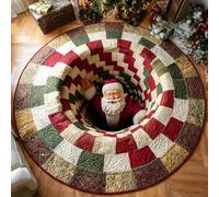 Tapis 3D Halloween - Tapis décoratif Effet 3D Effet Citrouille Squelette avec Motif Profond, Tissu Doux et résistant, Tapis antidérapant for décoration d'intérieur Moderne.(C,47.5in)