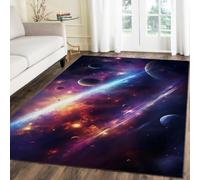 Tapis, 3D Imprimé Area Rug Paysage De l'univers Spatial Anti-Slip Tapis Moderne Chambre Salon La Chambre des Enfants Home Decor Tapis Moelleux 50 X 80 Cm /5378151451087