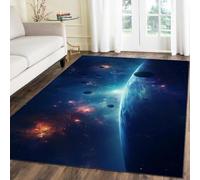 Tapis, 3D Imprimé Area Rug Univers Galaxie Rêveur Ciel Étoilé Paysage Anti-Slip Tapis Moderne Chambre Salon La Chambre des Enfants Home Decor Tapis Moelleux - avec Support en Caoutchouc -67677926573