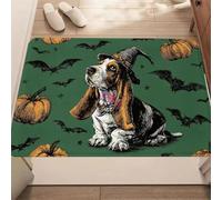 Tapis 3D Paillasson d’intérieur Yorkshire Terrier pour l’entrée, paillasson pour chien pour la décoration intérieure, antidérapant pour la cuisine du salon, décorations de Noël dans la chambre