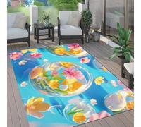 Tapis 3D Plante Feuilles Fleurs 140 X 200 Cm Tapis Salon Chambre Jeux d'enfants Tapis De Sol Famille Tapis De Bienvenue Flanelle Paillasson Antidérapant -120474283361