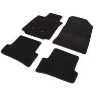 Tapis 504 Cabriolet, 2 Avants + 2 arrieres NOIR, du 12.68 au 07.84 sur mesure. Gamme Tapis LUXE GT
